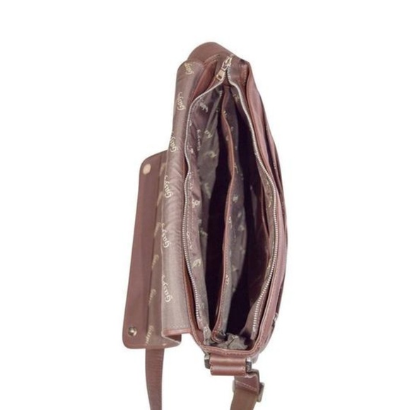 Gaspy Collection Anthony Leather Messenger Bag - Picture 5 of 5